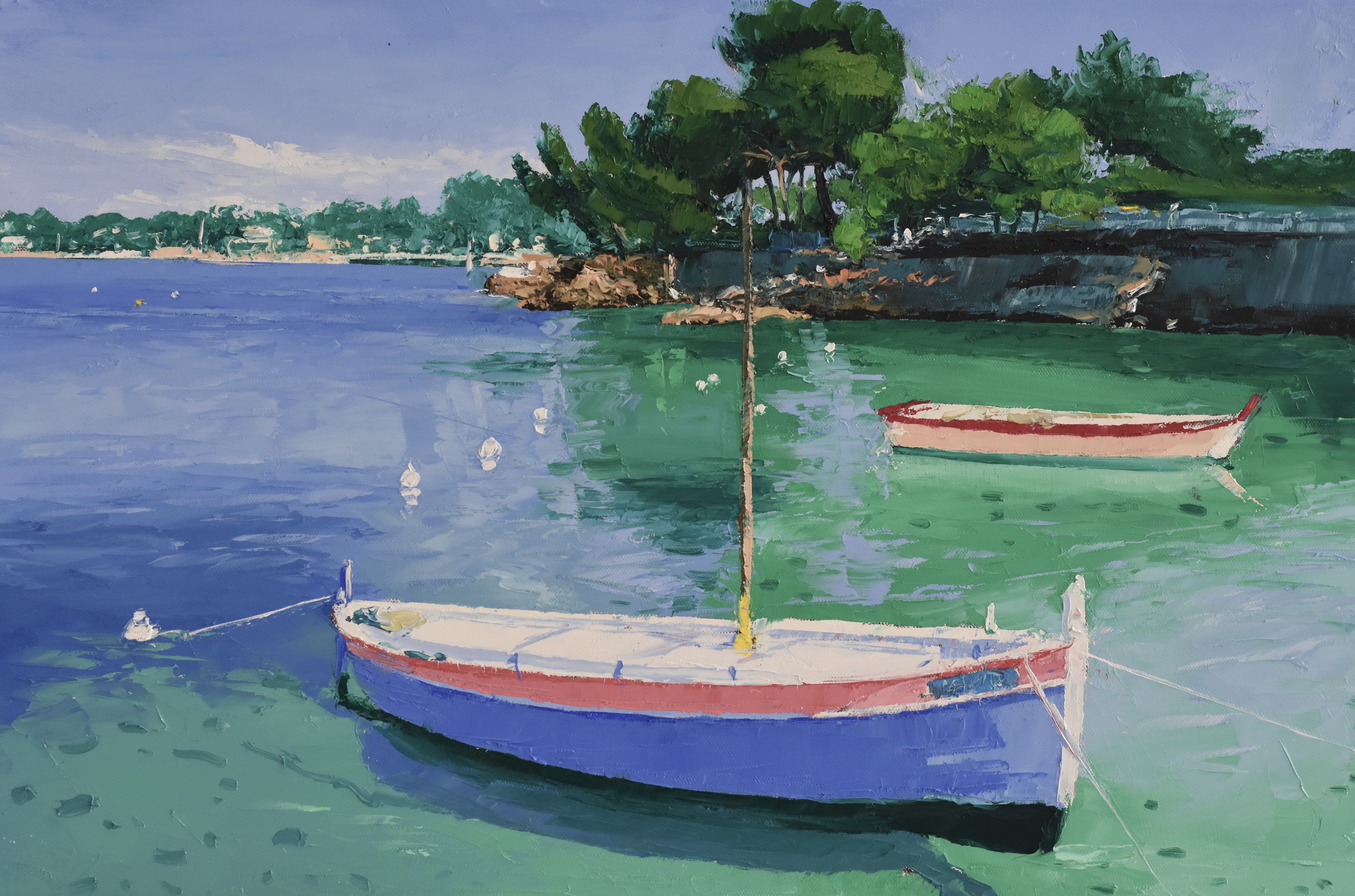 Moored Boats, Port de L'Olivette